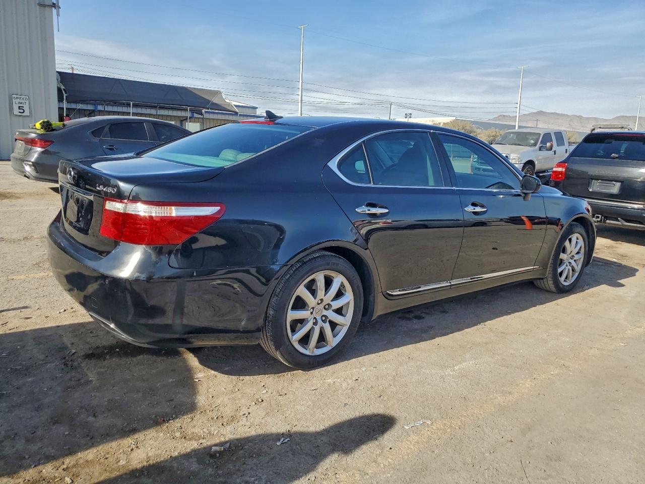 2008 Lexus Ls 460 Black vin: JTHBL46F085082330