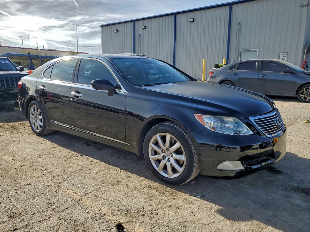 2008 Lexus Ls 460 Black vin: JTHBL46F085082330