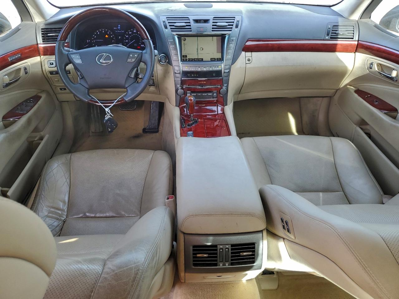 2008 Lexus Ls 460 Black vin: JTHBL46F085082330