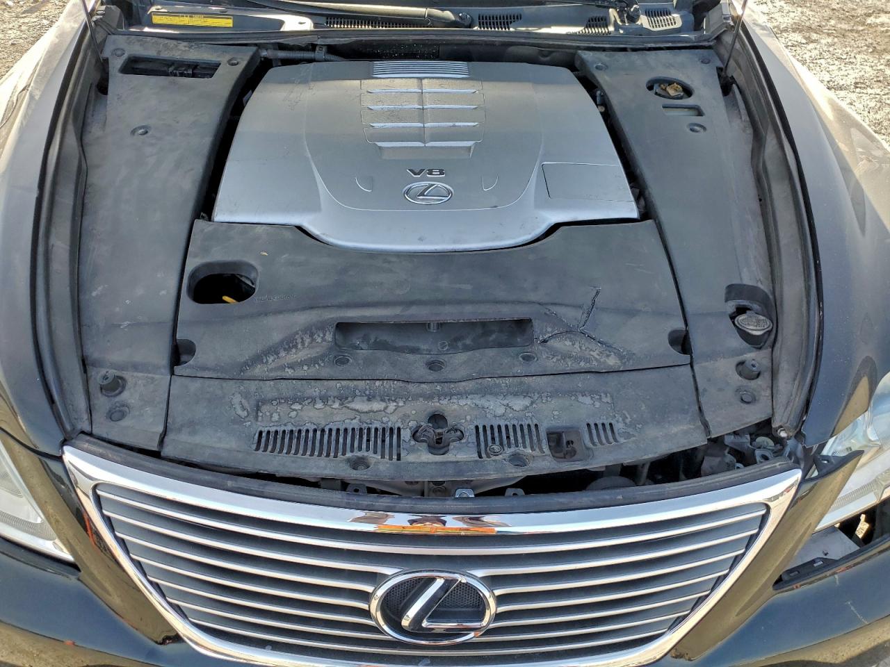 2008 Lexus Ls 460 Black vin: JTHBL46F085082330