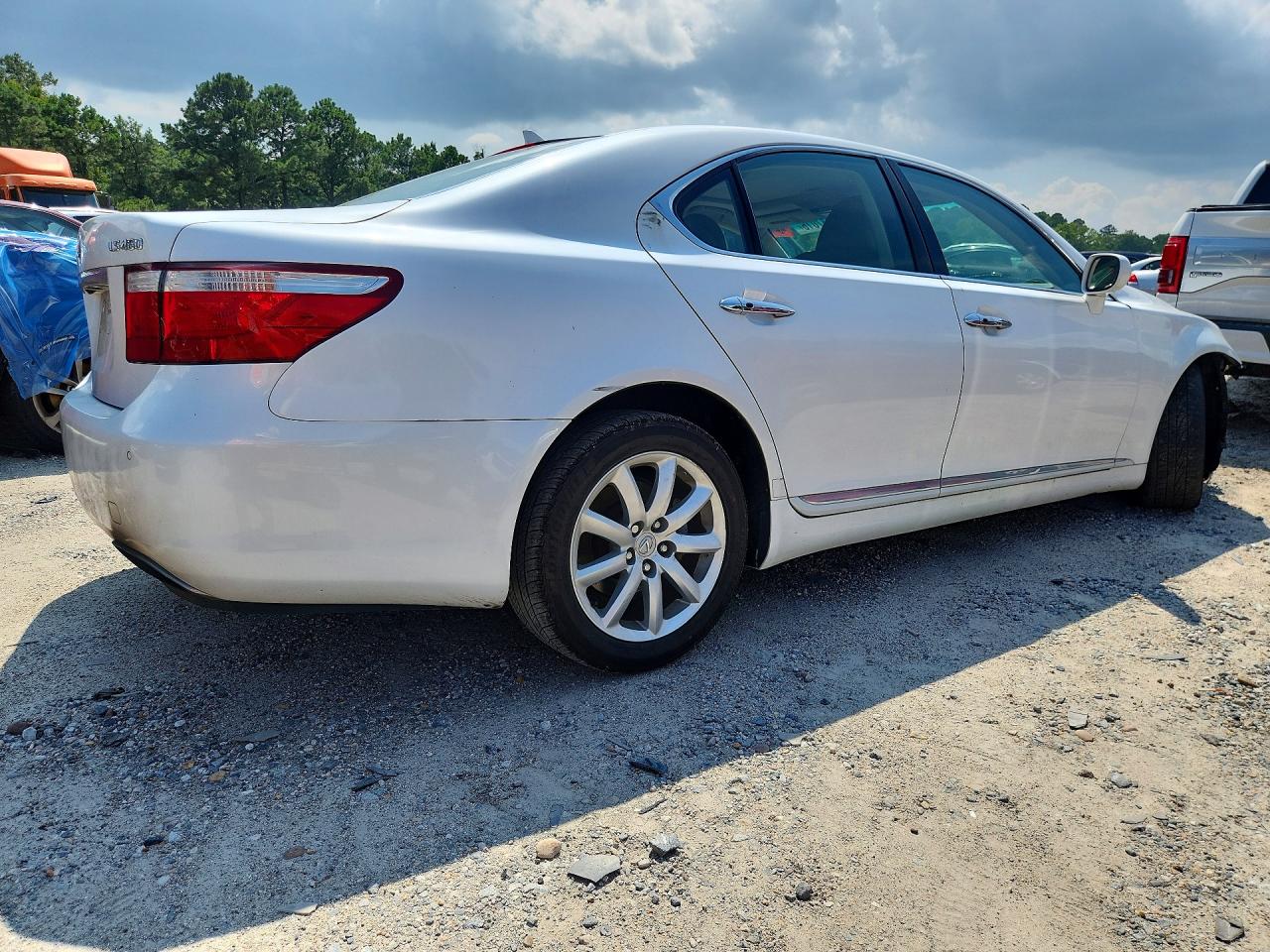 2008 Lexus Ls 460 White vin: JTHBL46F085083803