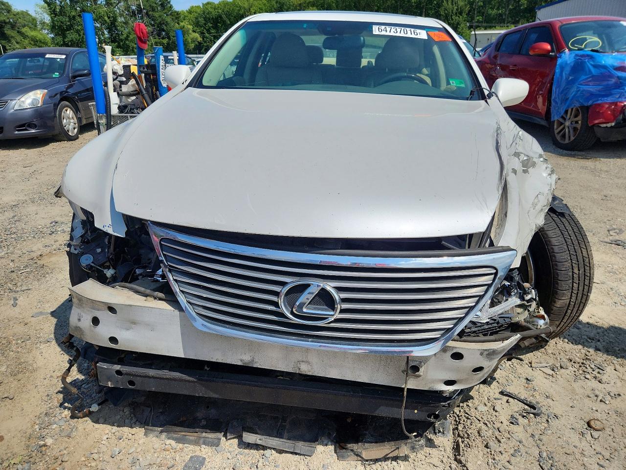 2008 Lexus Ls 460 White vin: JTHBL46F085083803