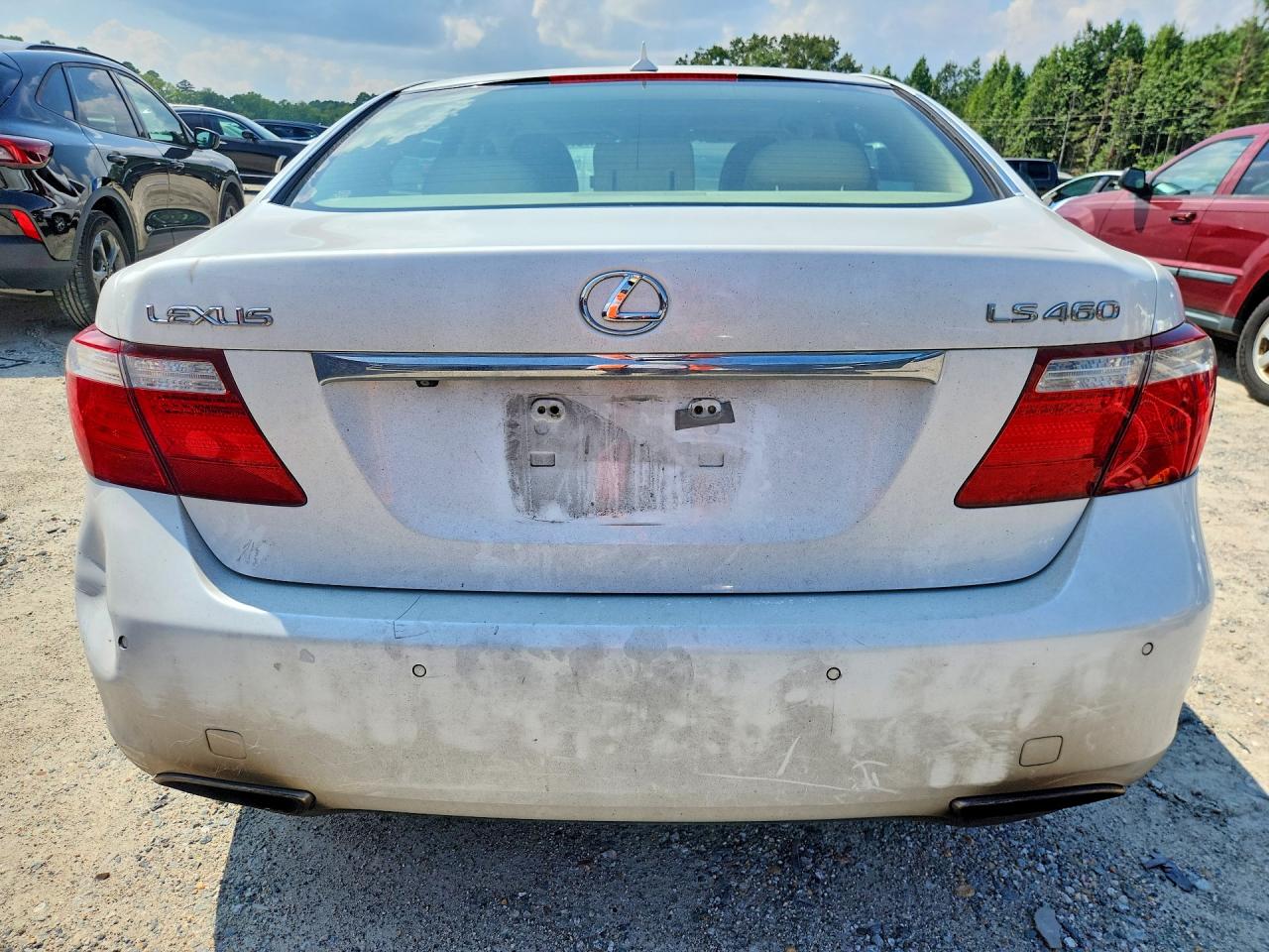 2008 Lexus Ls 460 White vin: JTHBL46F085083803