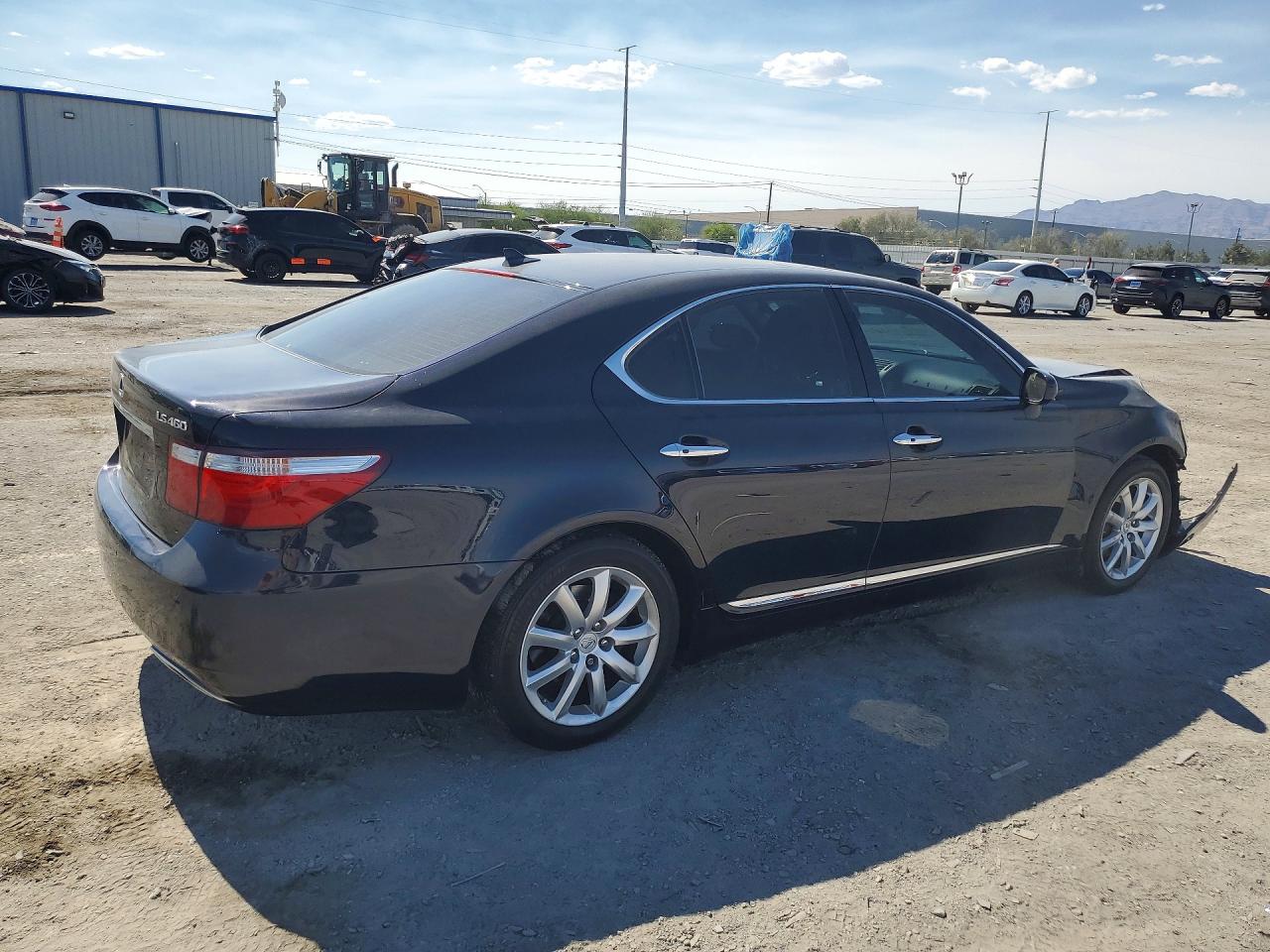 2009 Lexus Ls 460 Blue vin: JTHBL46F095086931