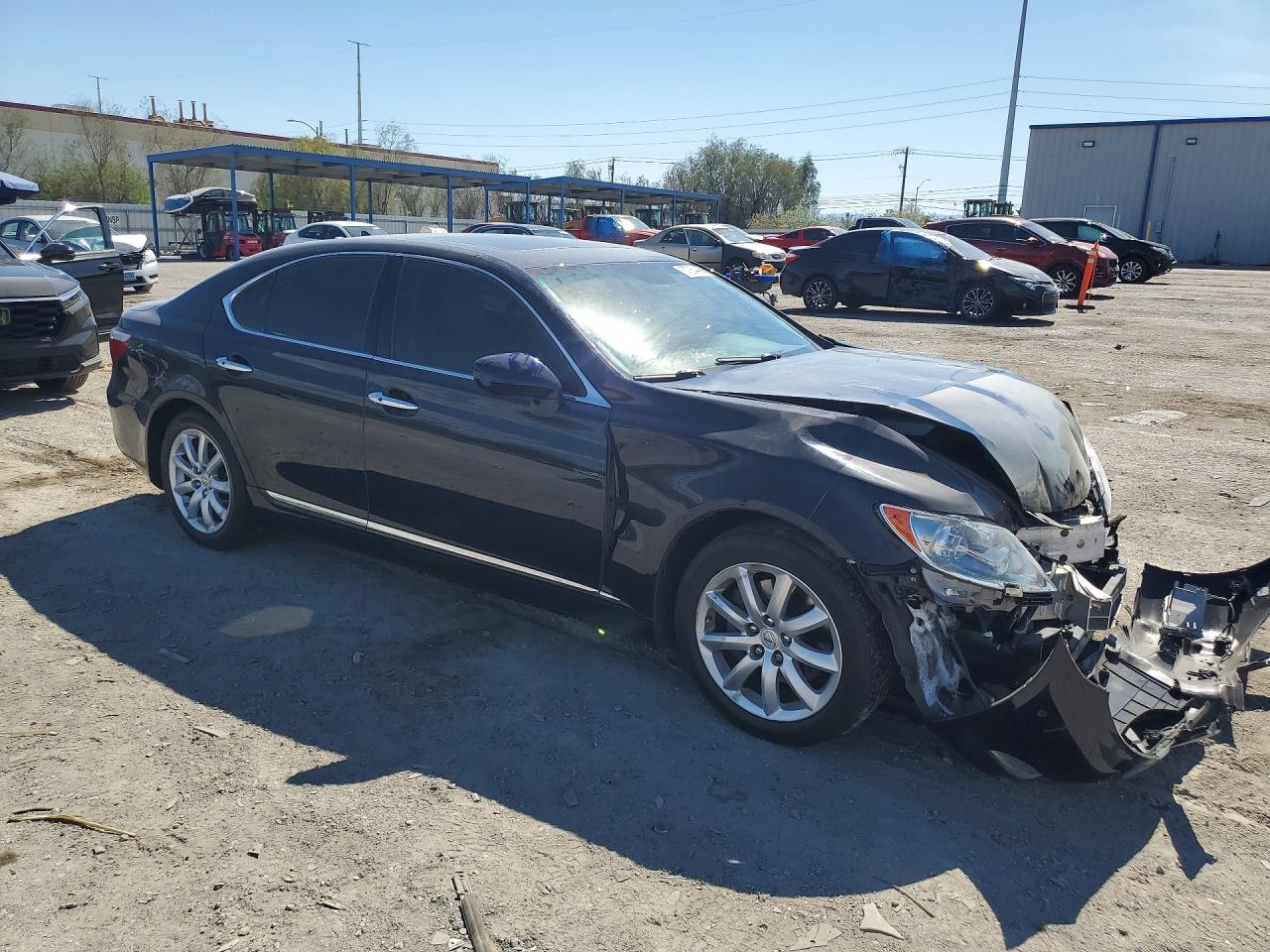 2009 Lexus Ls 460 Blue vin: JTHBL46F095086931