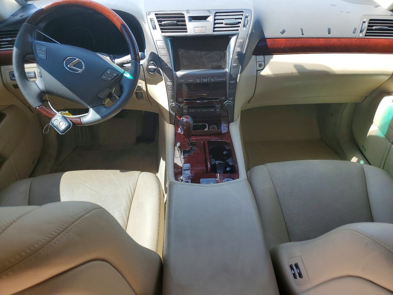 2009 Lexus Ls 460 Blue vin: JTHBL46F095086931