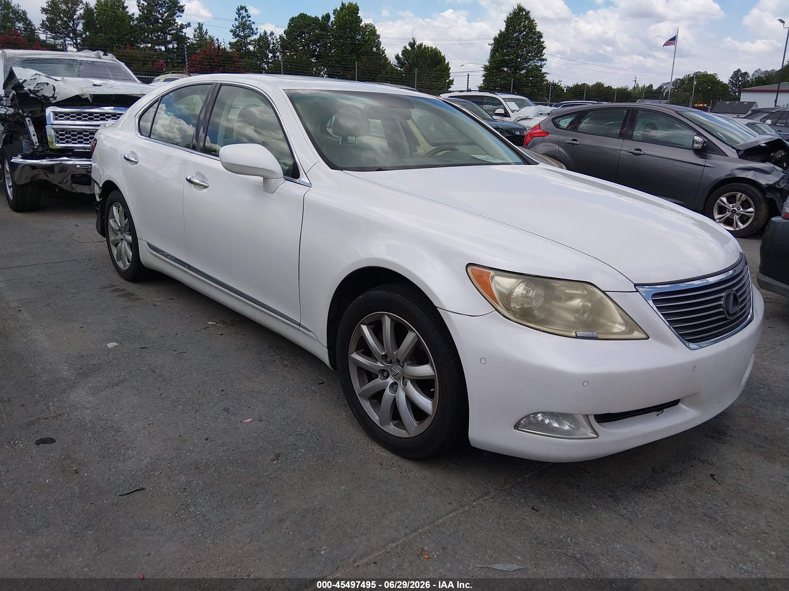 2007 Lexus Ls 460   Black vin: JTHBL46F175002841