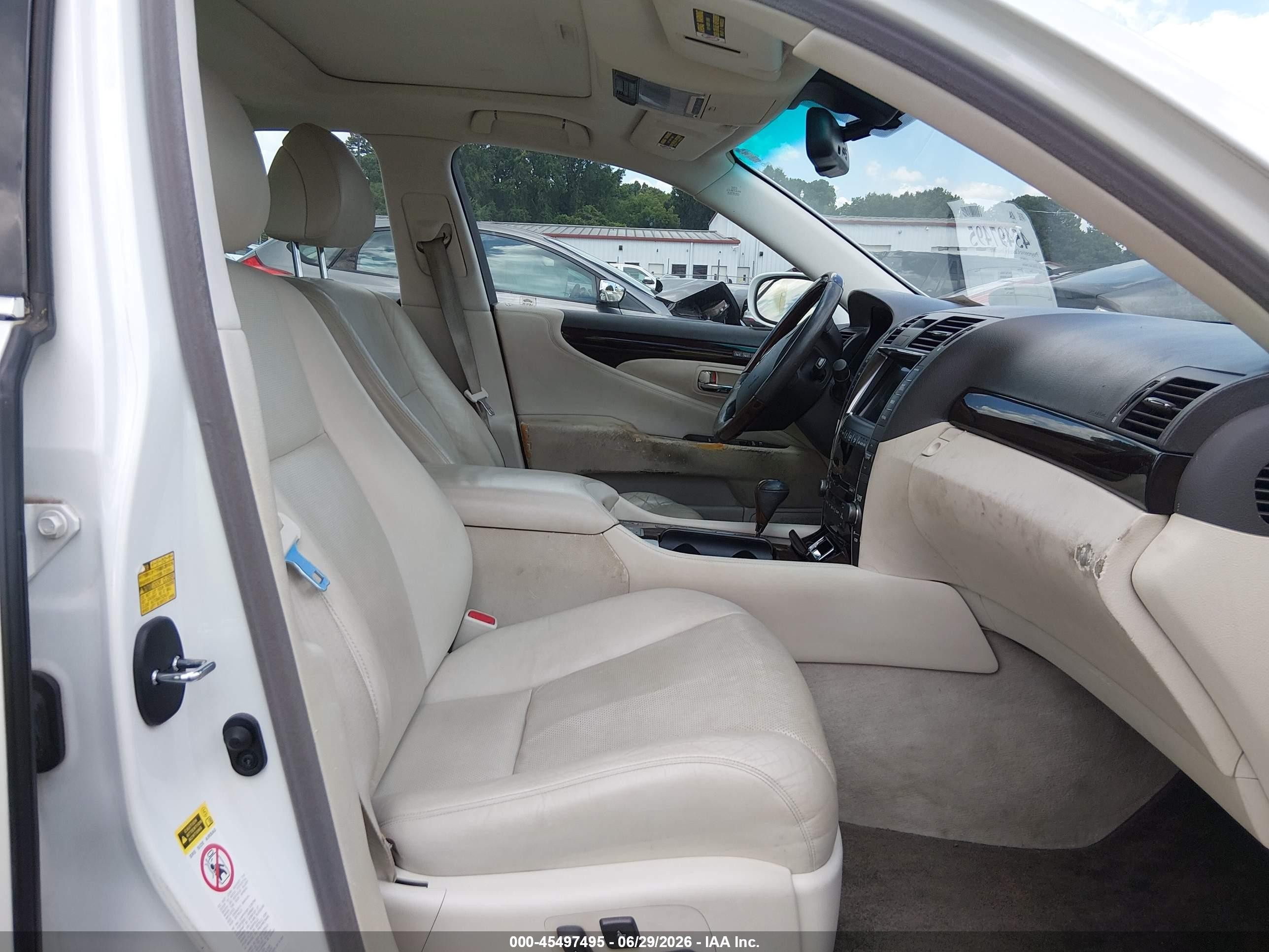 2007 Lexus Ls 460   Black vin: JTHBL46F175002841
