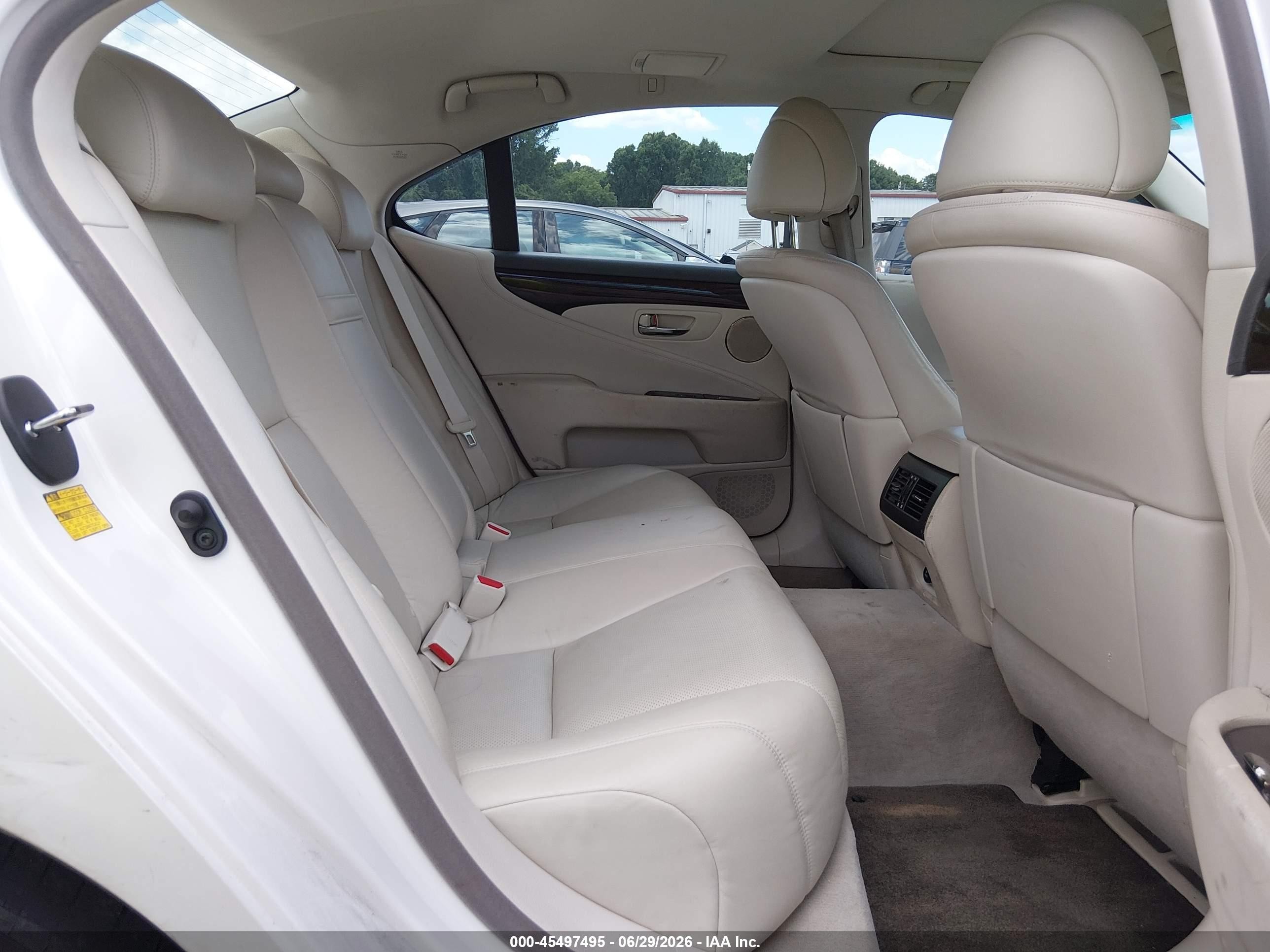 2007 Lexus Ls 460   Black vin: JTHBL46F175002841