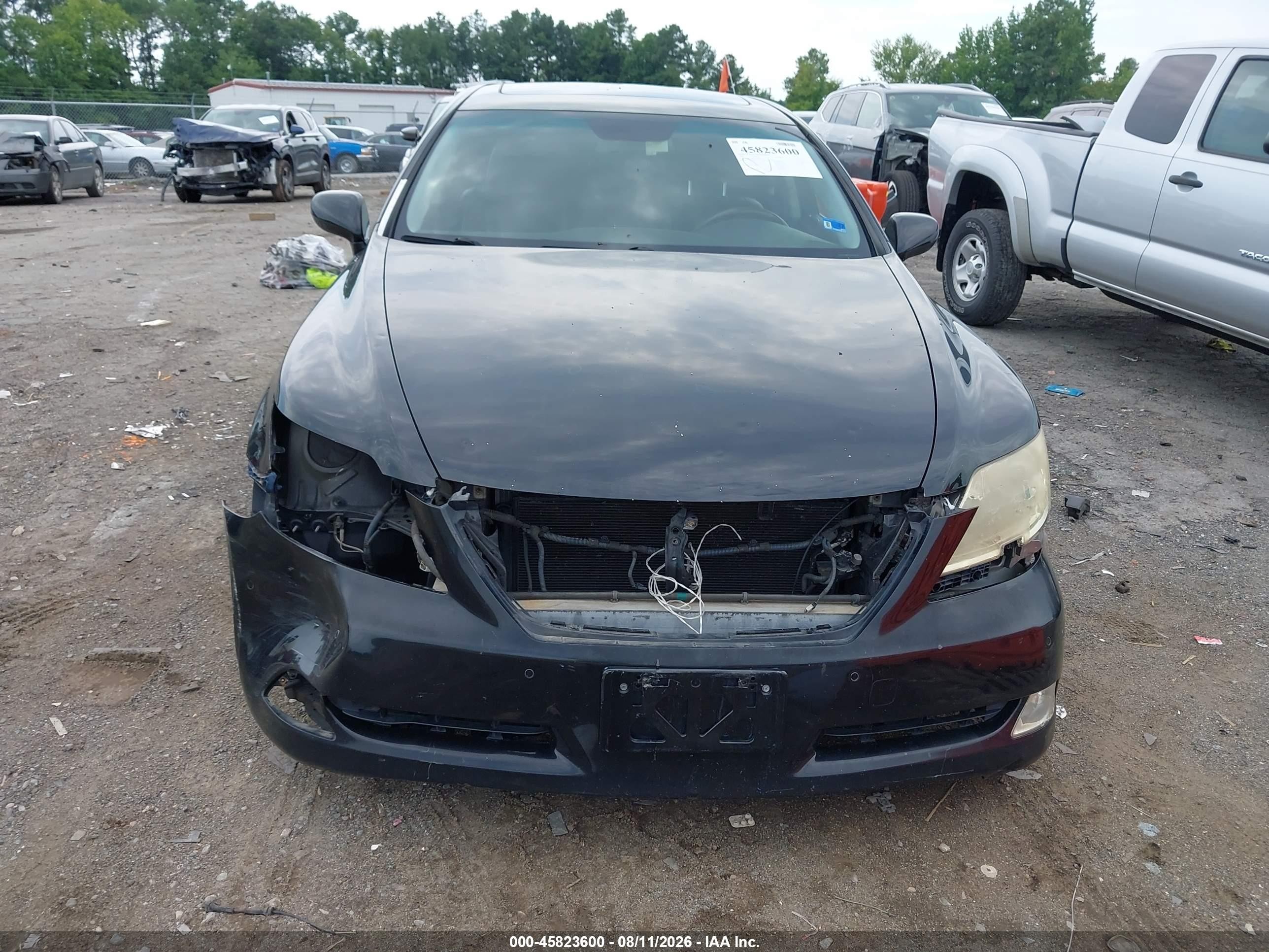 2007 Lexus Ls 460   Black vin: JTHBL46F175003004