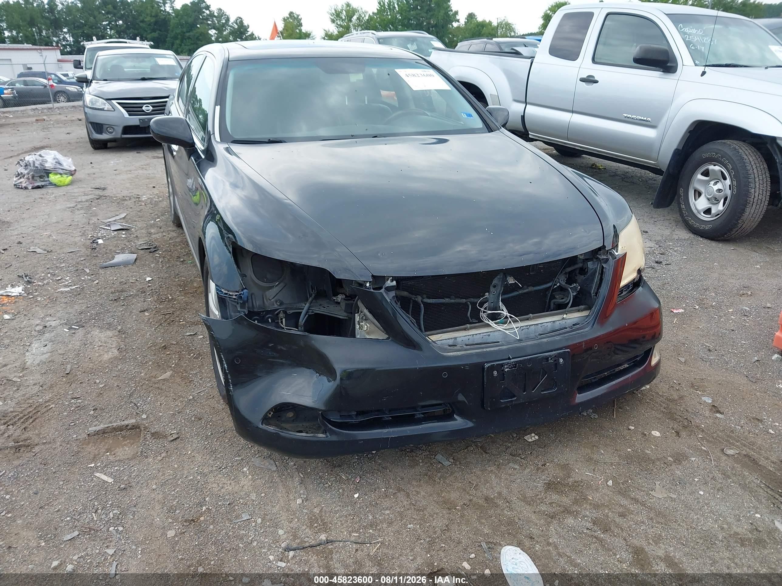 2007 Lexus Ls 460   Black vin: JTHBL46F175003004