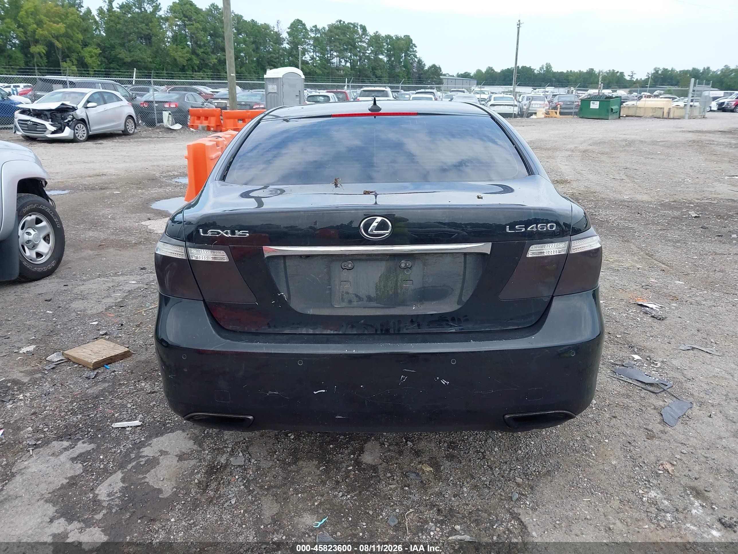 2007 Lexus Ls 460   Black vin: JTHBL46F175003004