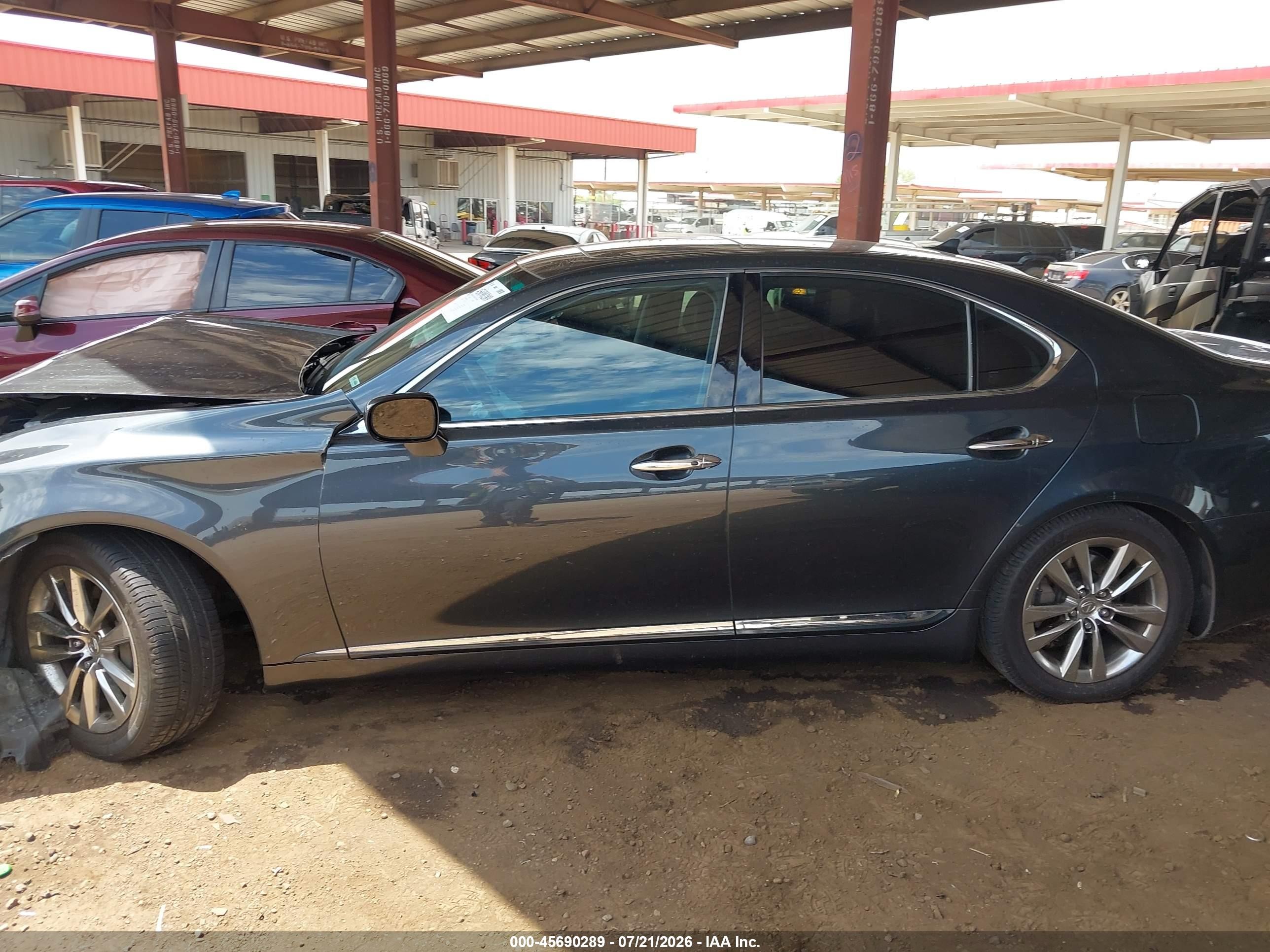 2007 Lexus Ls 460   Black vin: JTHBL46F175024581