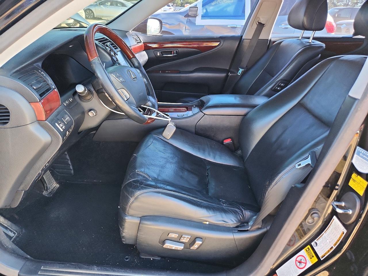 2007 Lexus Ls 460 Black vin: JTHBL46F175031725