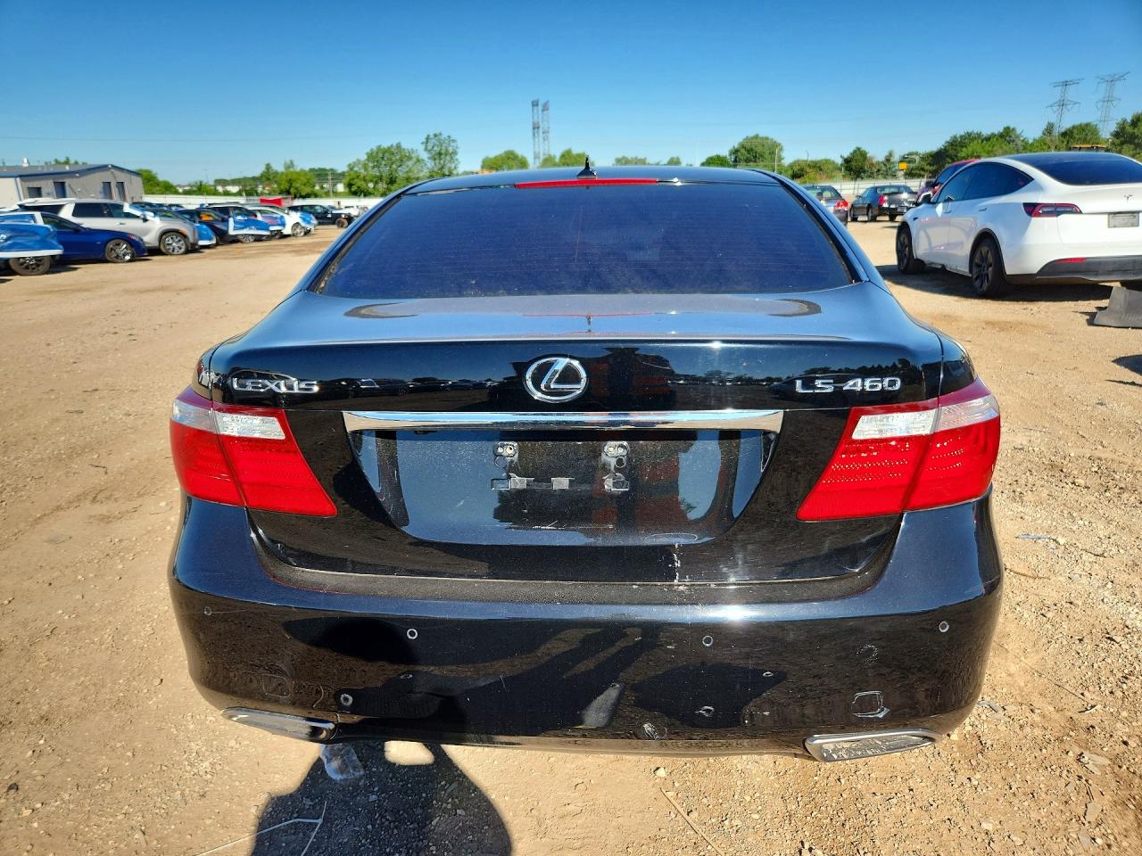 2007 Lexus Ls 460 Black vin: JTHBL46F175031725
