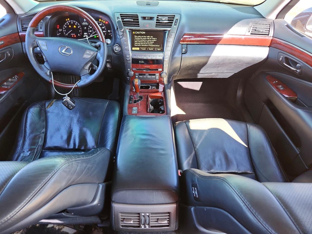 2007 Lexus Ls 460 Black vin: JTHBL46F175031725