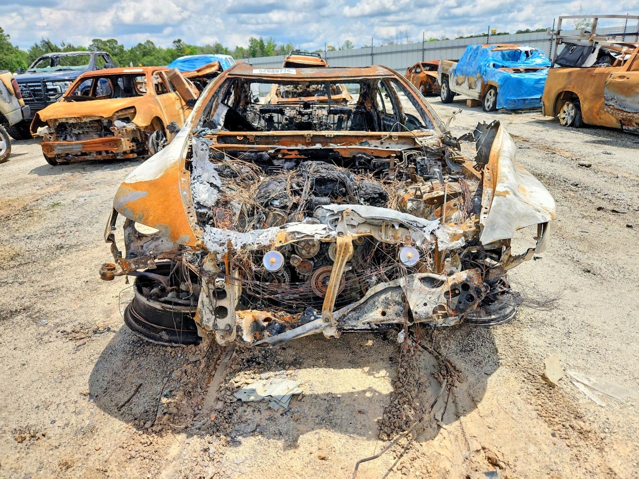 2007 Lexus Ls 460 Burn vin: JTHBL46F175035452