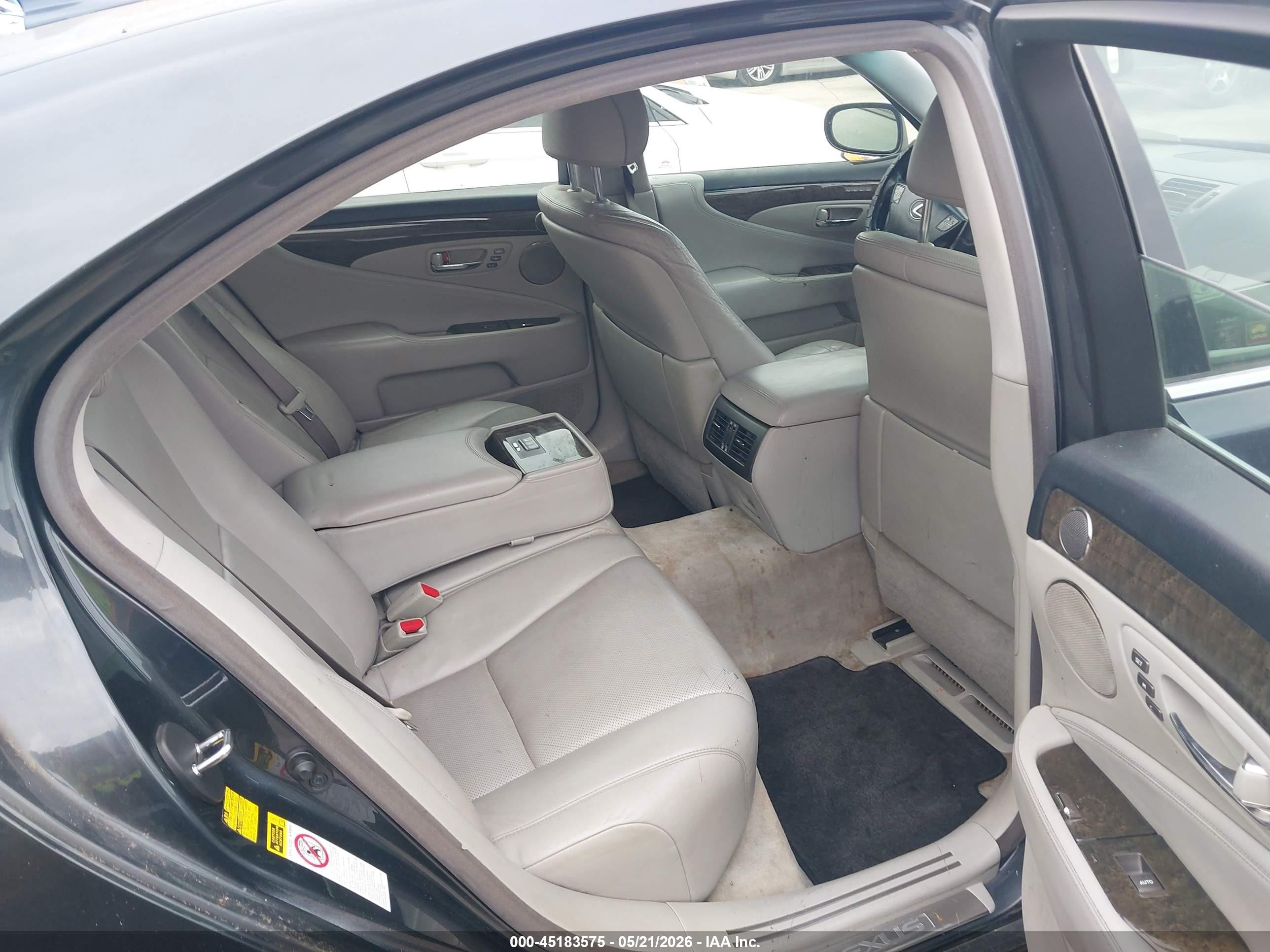 2007 Lexus Ls 460   Синий vin: JTHBL46F175042465