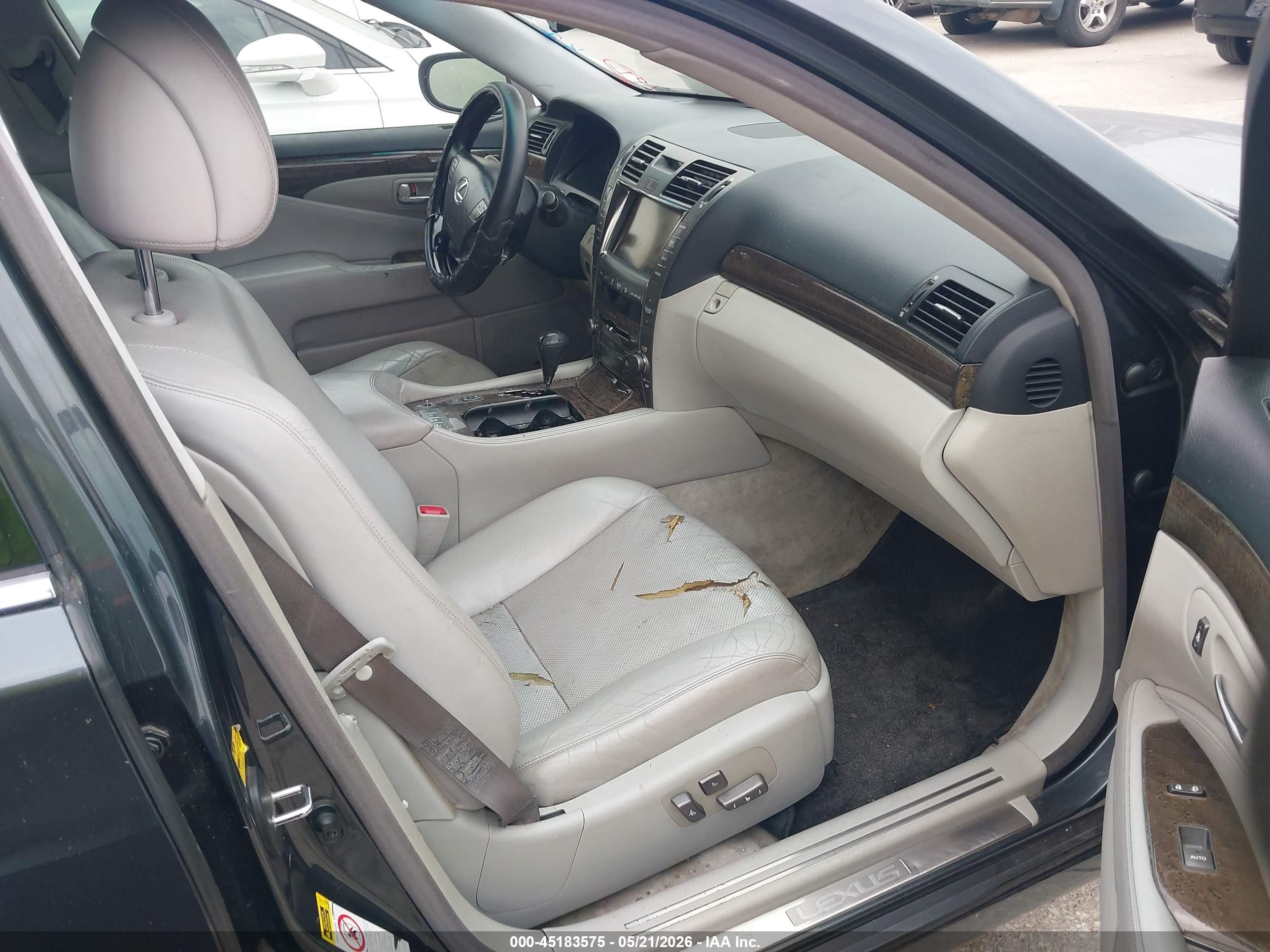2007 Lexus Ls 460   Синий vin: JTHBL46F175042465