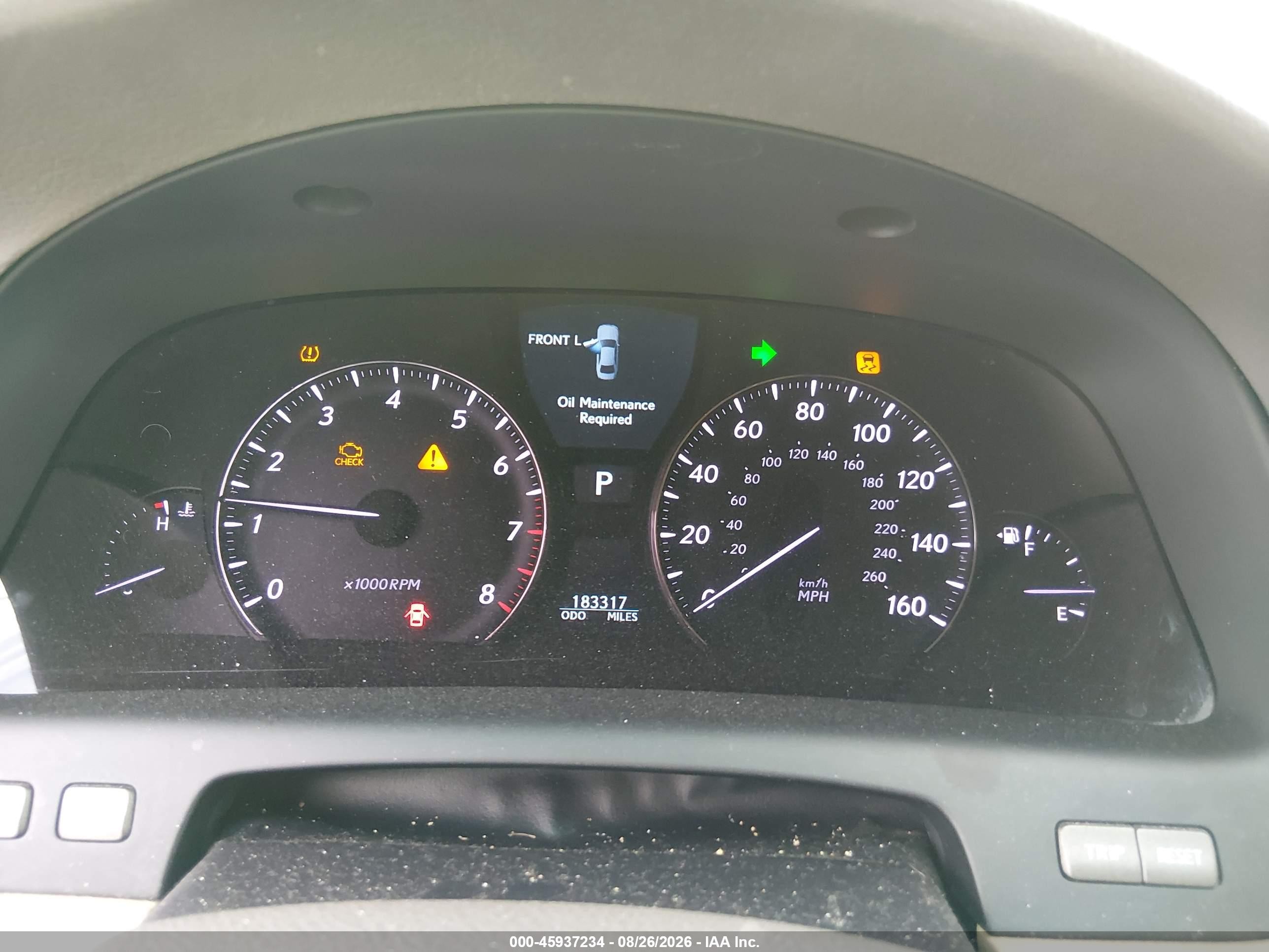 2007 Lexus Ls 460 Cream vin: JTHBL46F175042532