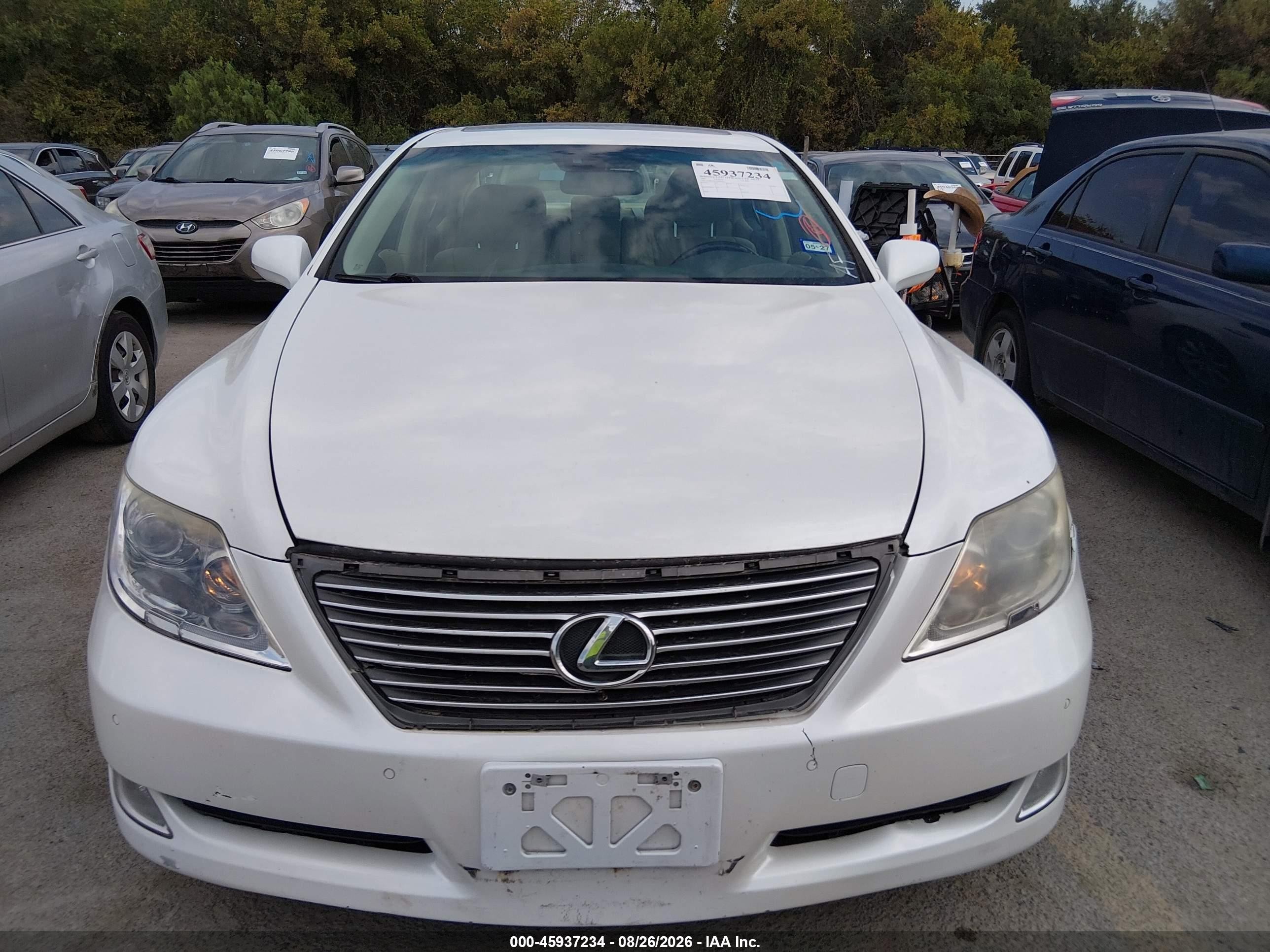 2007 Lexus Ls 460 Cream vin: JTHBL46F175042532