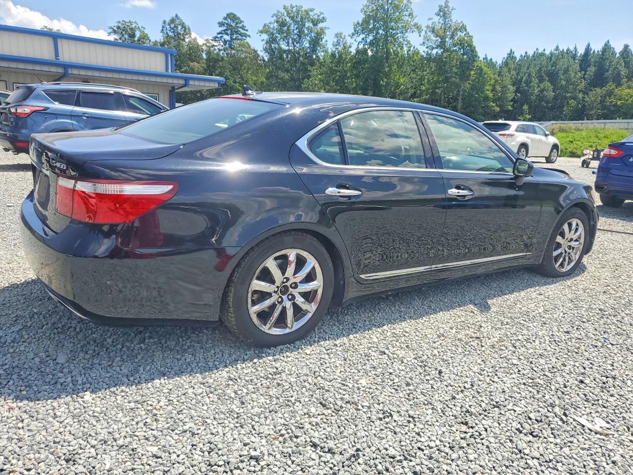 2007 Lexus Ls 460 Black vin: JTHBL46F175044183