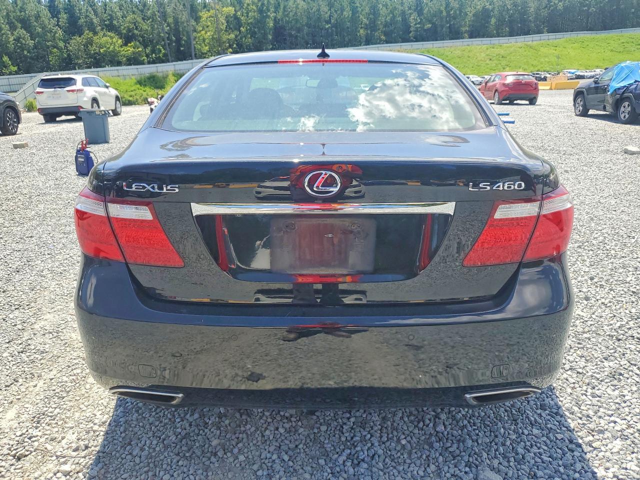 2007 Lexus Ls 460 Black vin: JTHBL46F175044183