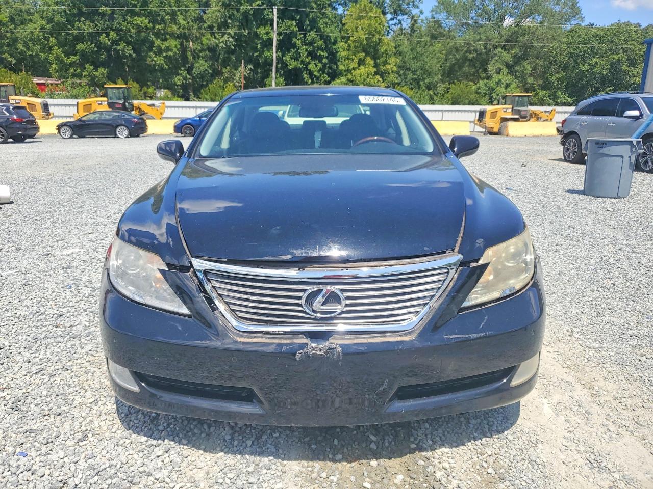 2007 Lexus Ls 460 Black vin: JTHBL46F175044183