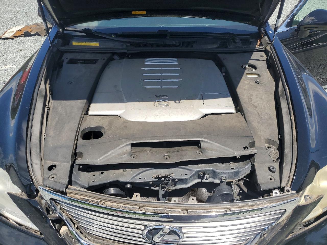 2007 Lexus Ls 460 Black vin: JTHBL46F175044183