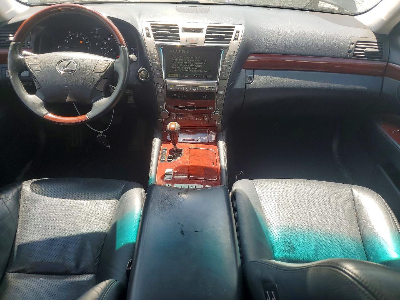 2007 Lexus Ls 460 Black vin: JTHBL46F175044183
