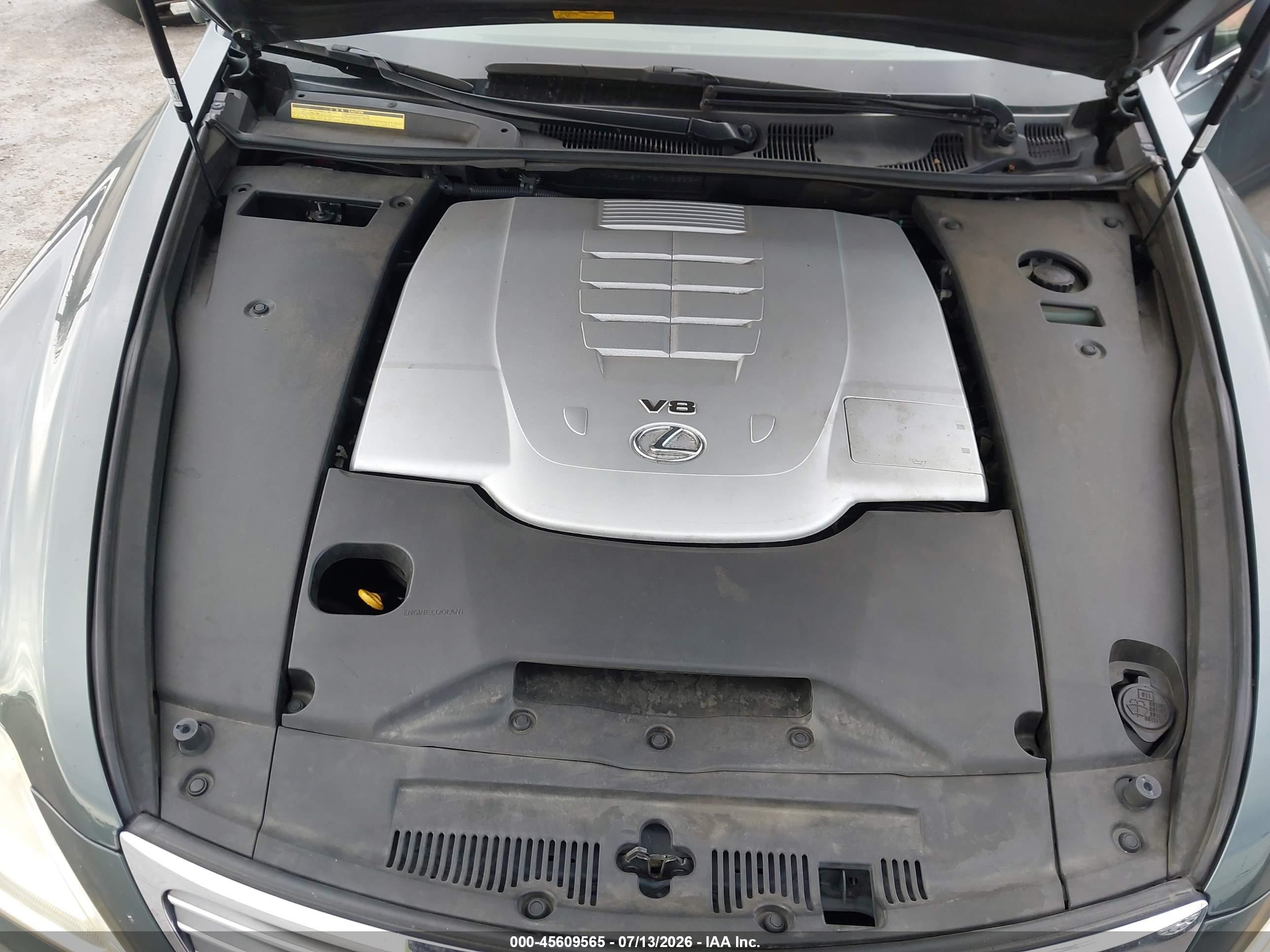 2007 Lexus Ls 460   Green vin: JTHBL46F175045625