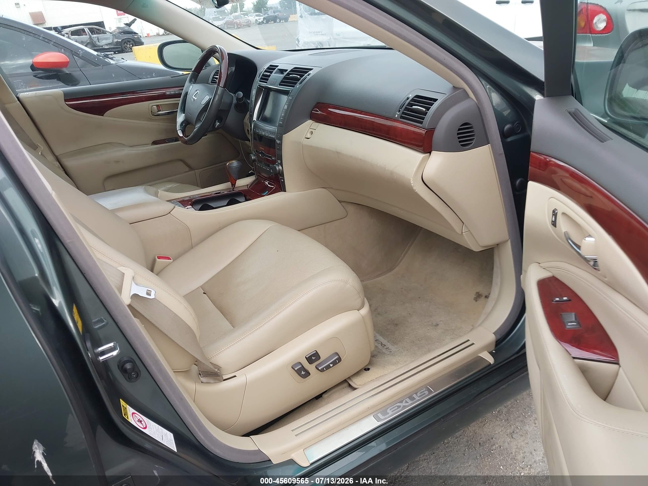 2007 Lexus Ls 460   Green vin: JTHBL46F175045625
