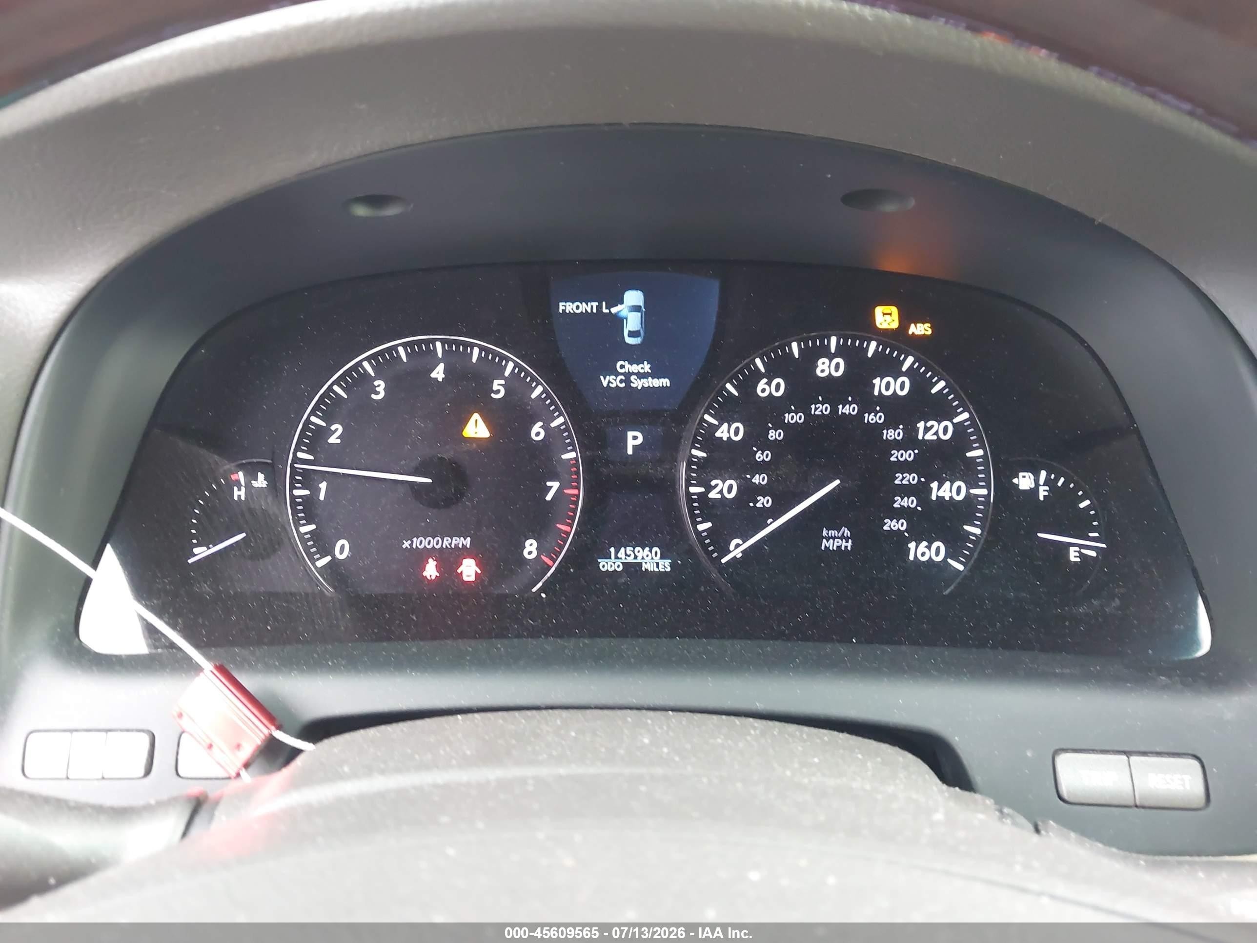 2007 Lexus Ls 460   Green vin: JTHBL46F175045625