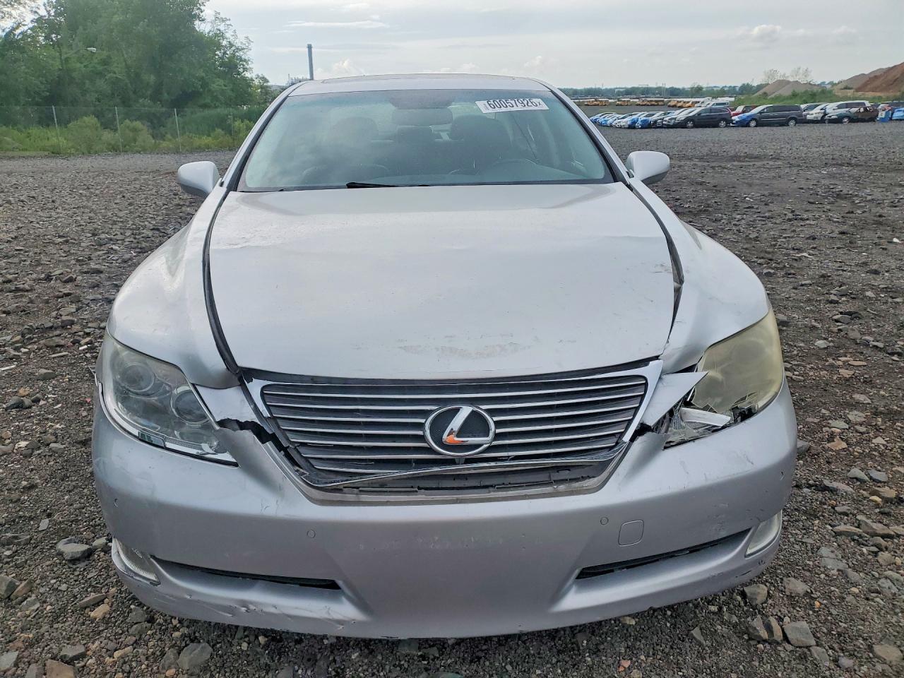 2007 Lexus Ls 460 Silver vin: JTHBL46F175045978