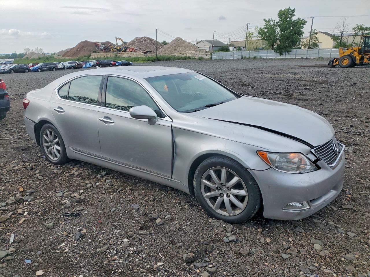 2007 Lexus Ls 460 Silver vin: JTHBL46F175045978