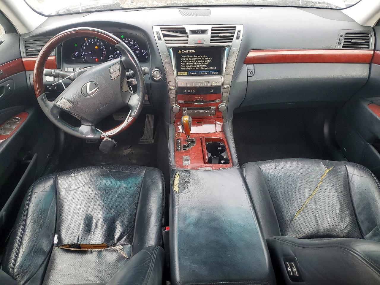 2007 Lexus Ls 460 Silver vin: JTHBL46F175045978