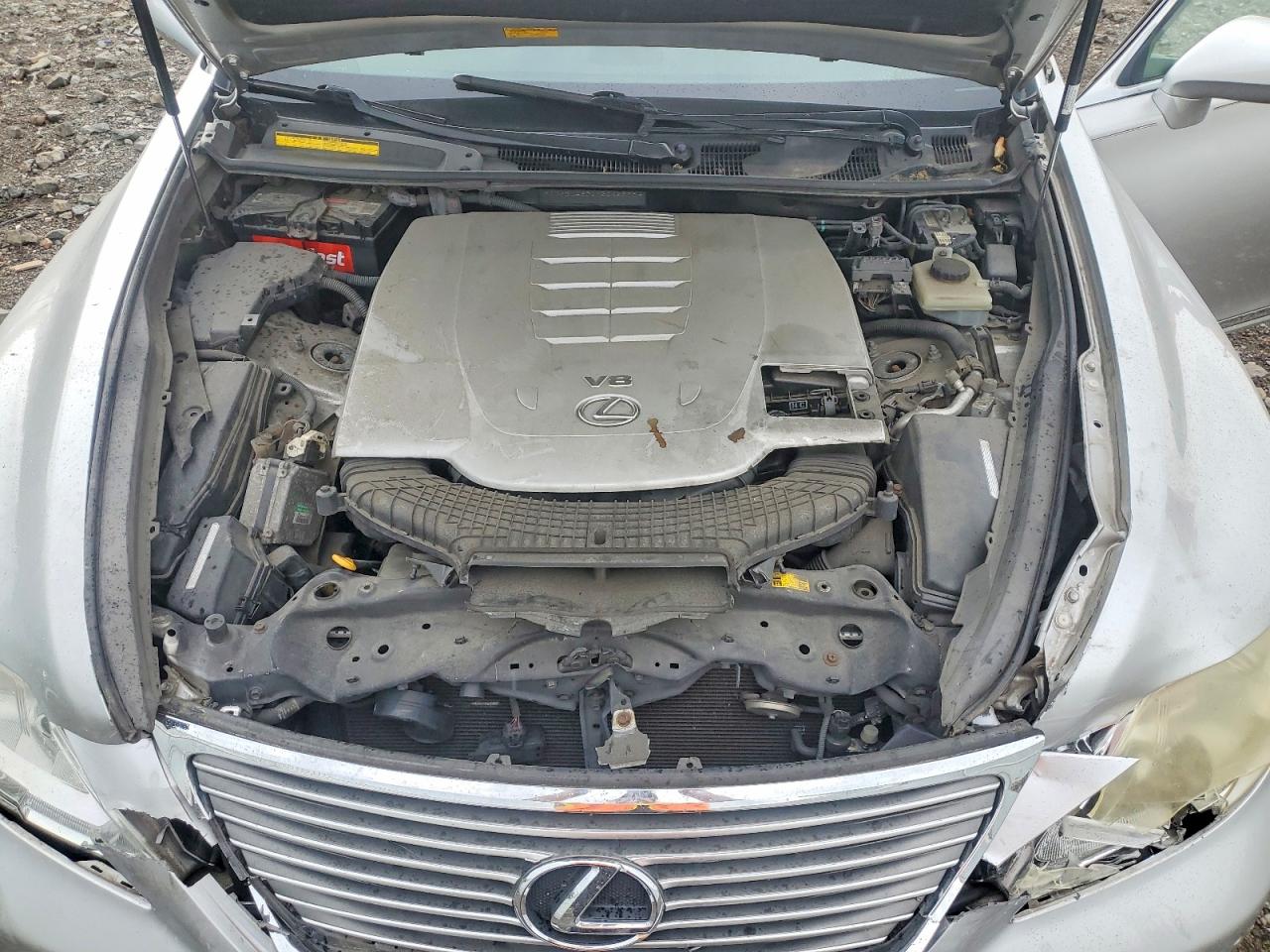 2007 Lexus Ls 460 Silver vin: JTHBL46F175045978