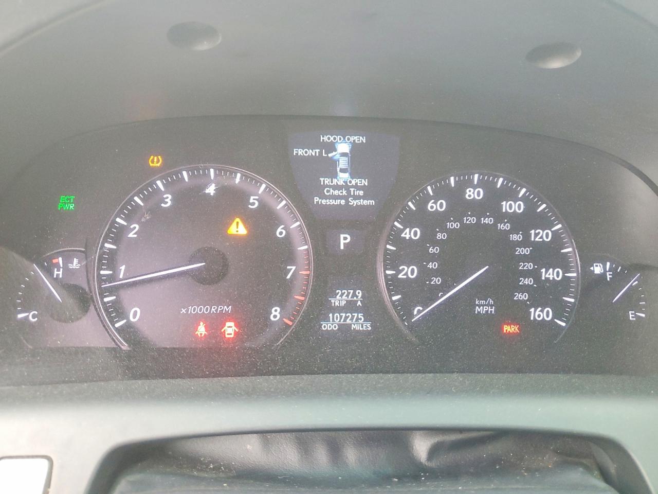 2007 Lexus Ls 460 Silver vin: JTHBL46F175045978