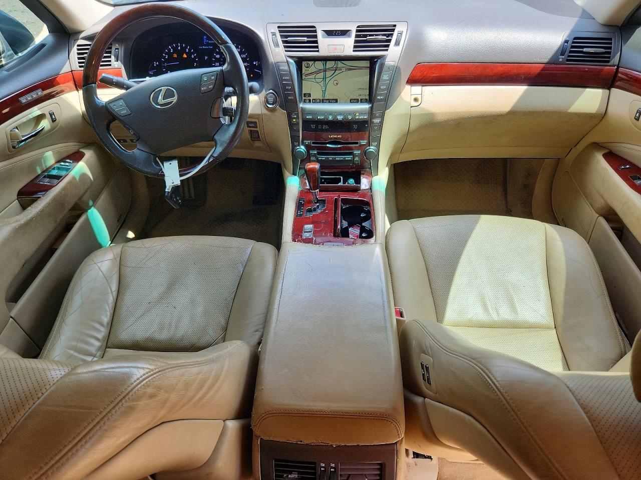 2008 Lexus Ls 460 Charcoal vin: JTHBL46F185057582