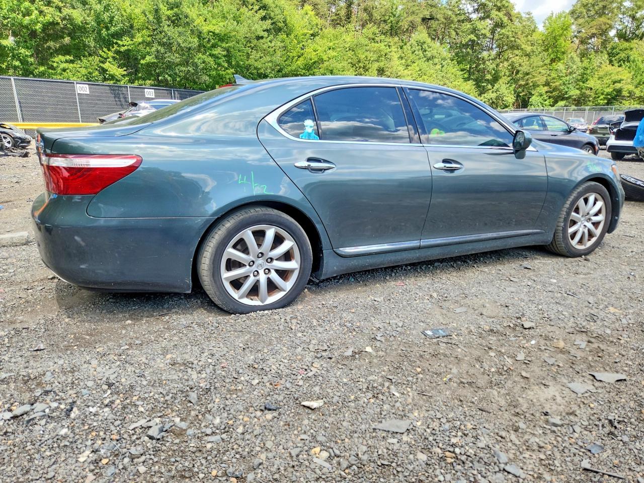 2008 Lexus Ls 460 Charcoal vin: JTHBL46F185057582