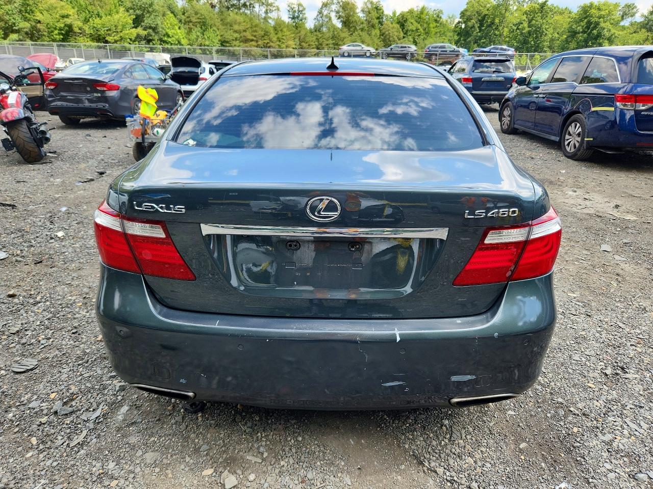 2008 Lexus Ls 460 Charcoal vin: JTHBL46F185057582
