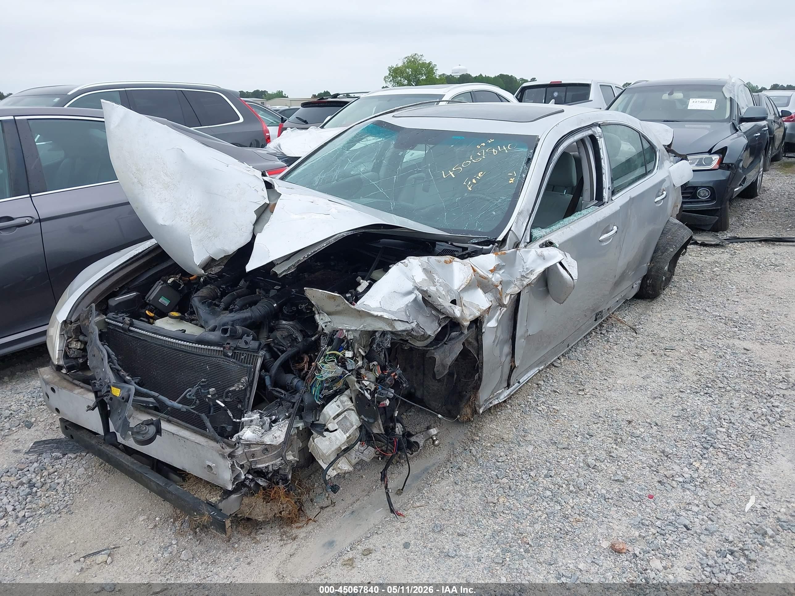 2008 Lexus Ls 460 Silver vin: JTHBL46F185060546