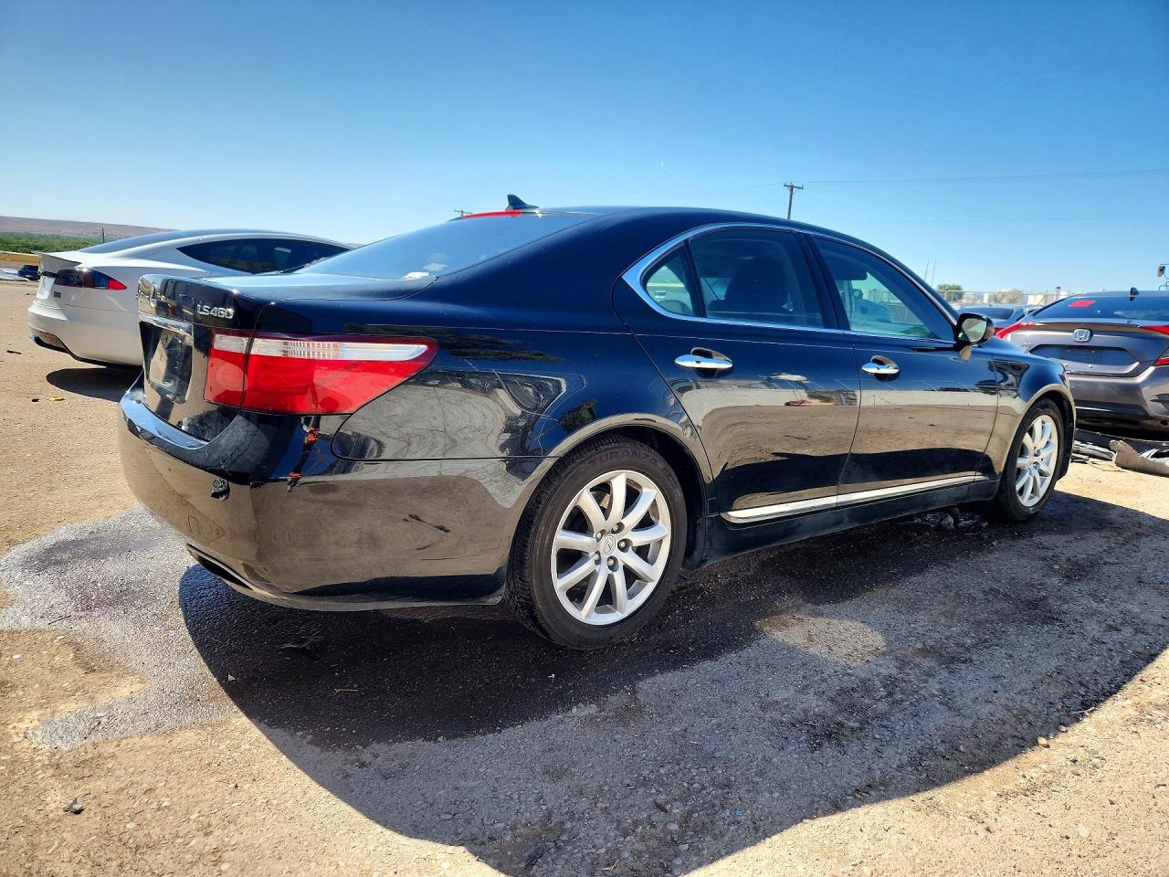 2008 Lexus Ls 460 Black vin: JTHBL46F185081641