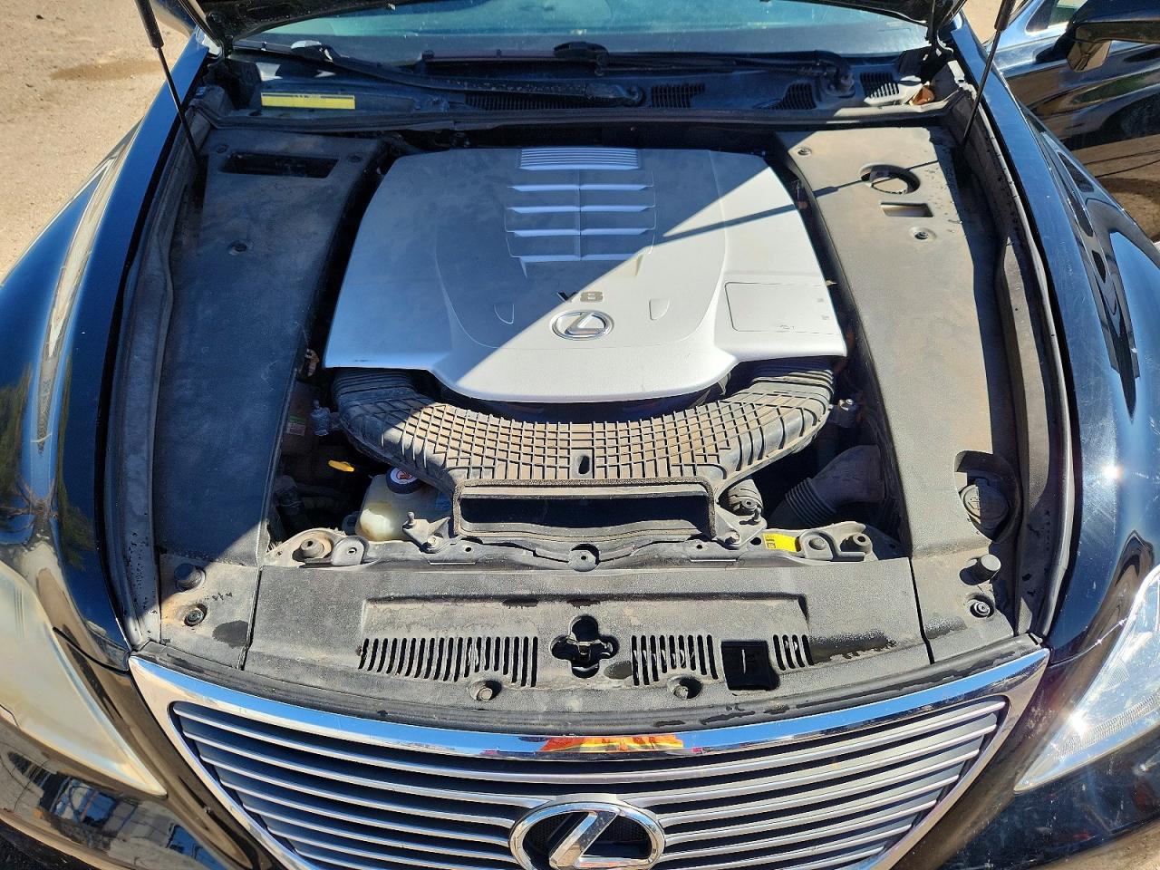 2008 Lexus Ls 460 Black vin: JTHBL46F185081641