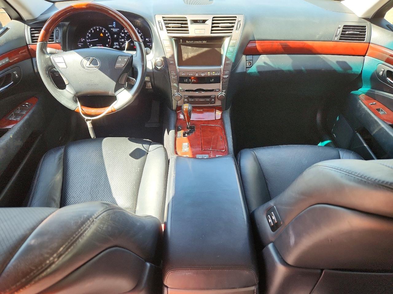 2008 Lexus Ls 460 Black vin: JTHBL46F185081641