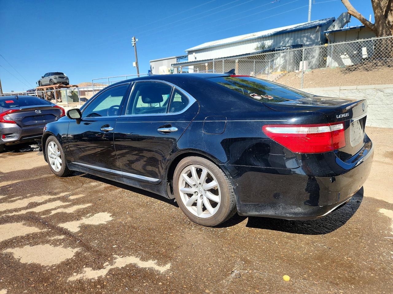 2008 Lexus Ls 460 Black vin: JTHBL46F185081641