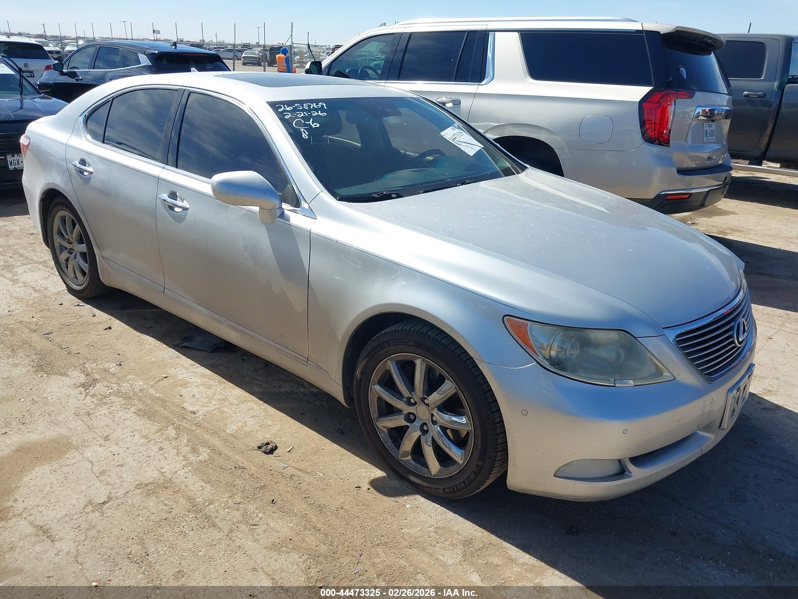 2009 Lexus Ls 460   Silver vin: JTHBL46F195088350