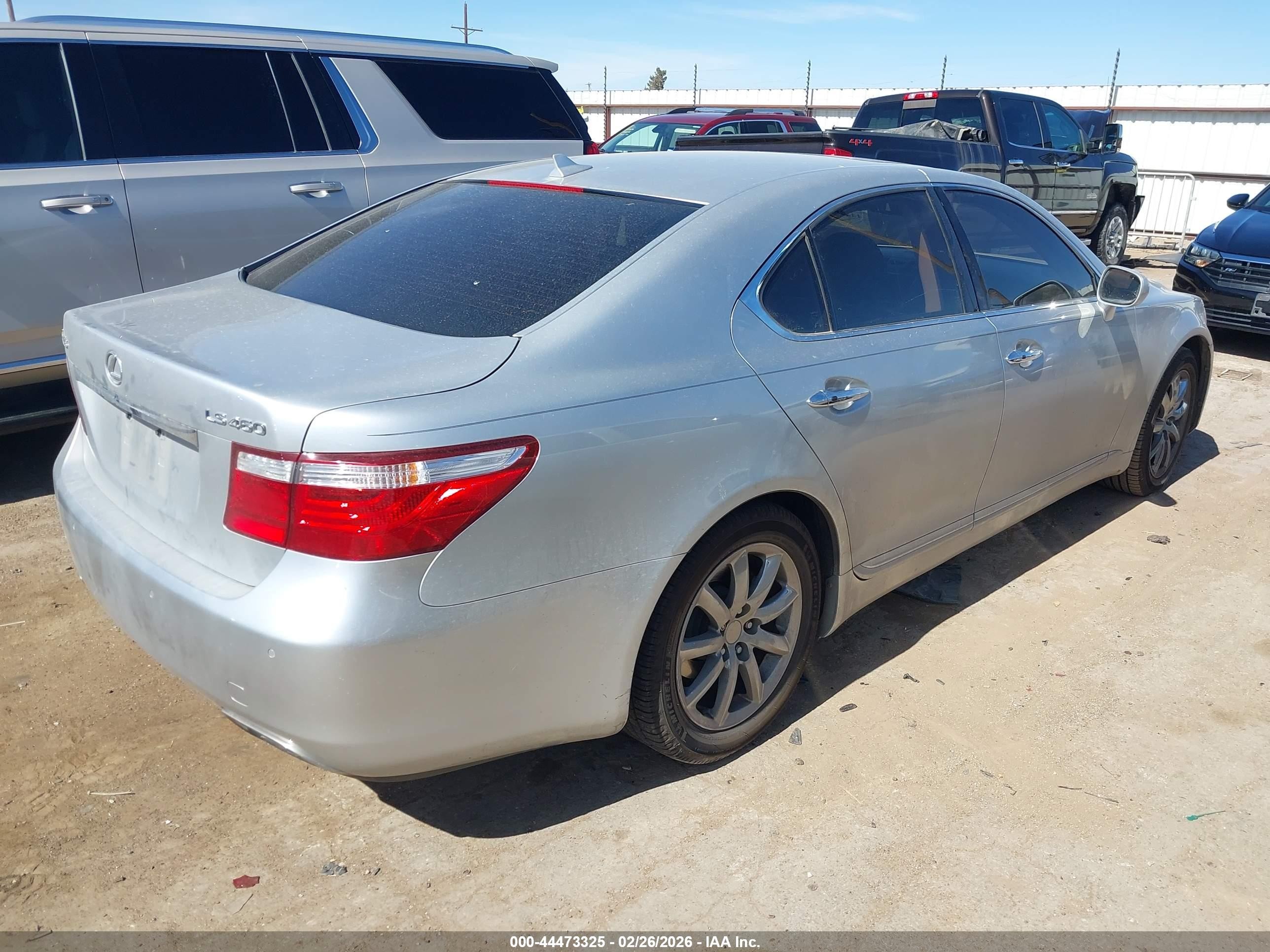 2009 Lexus Ls 460   Silver vin: JTHBL46F195088350