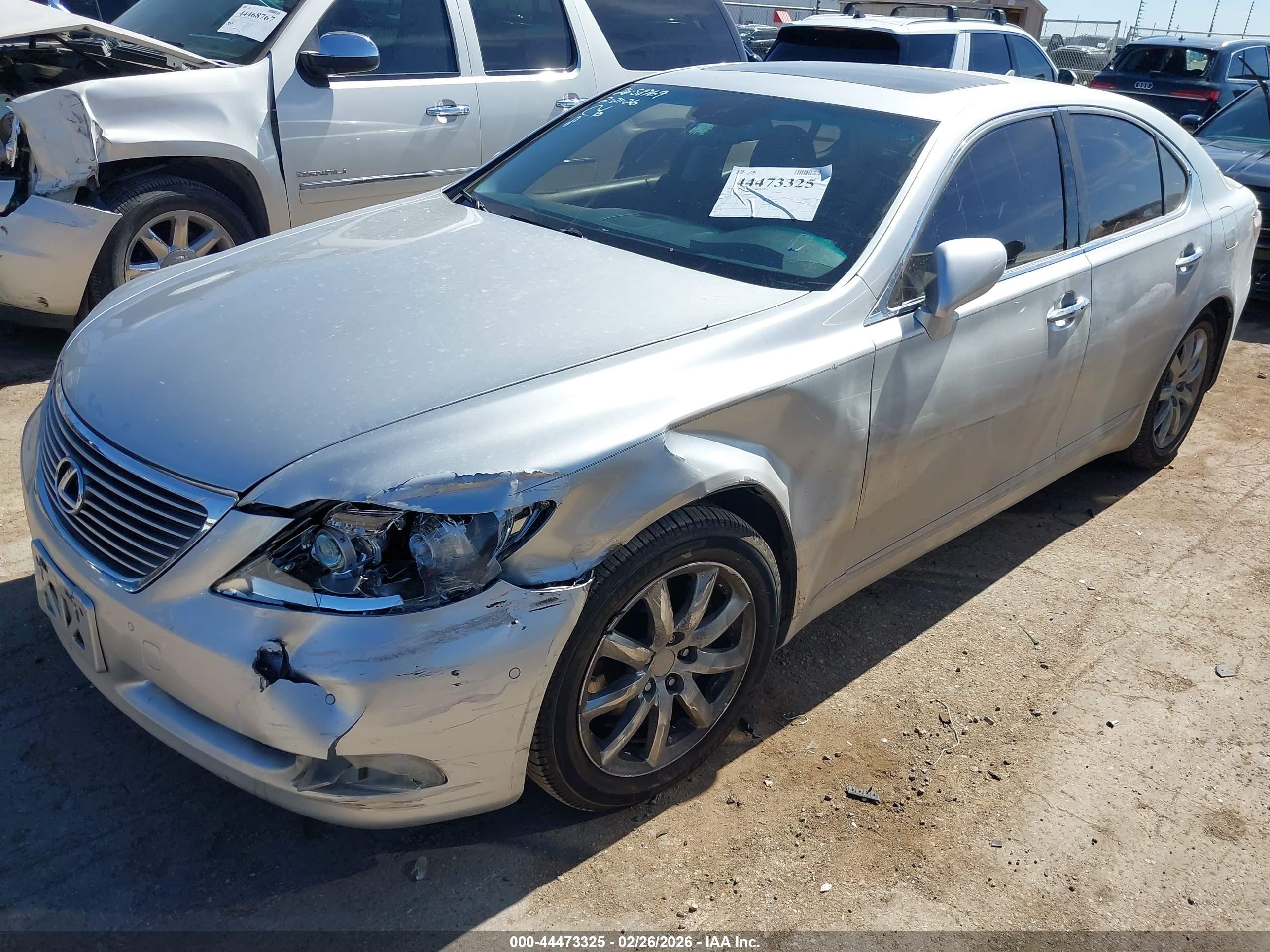2009 Lexus Ls 460   Silver vin: JTHBL46F195088350