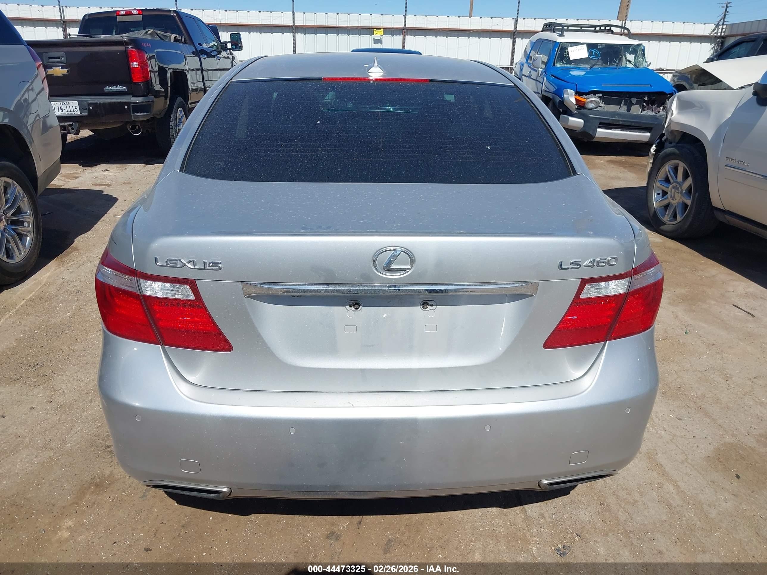 2009 Lexus Ls 460   Silver vin: JTHBL46F195088350